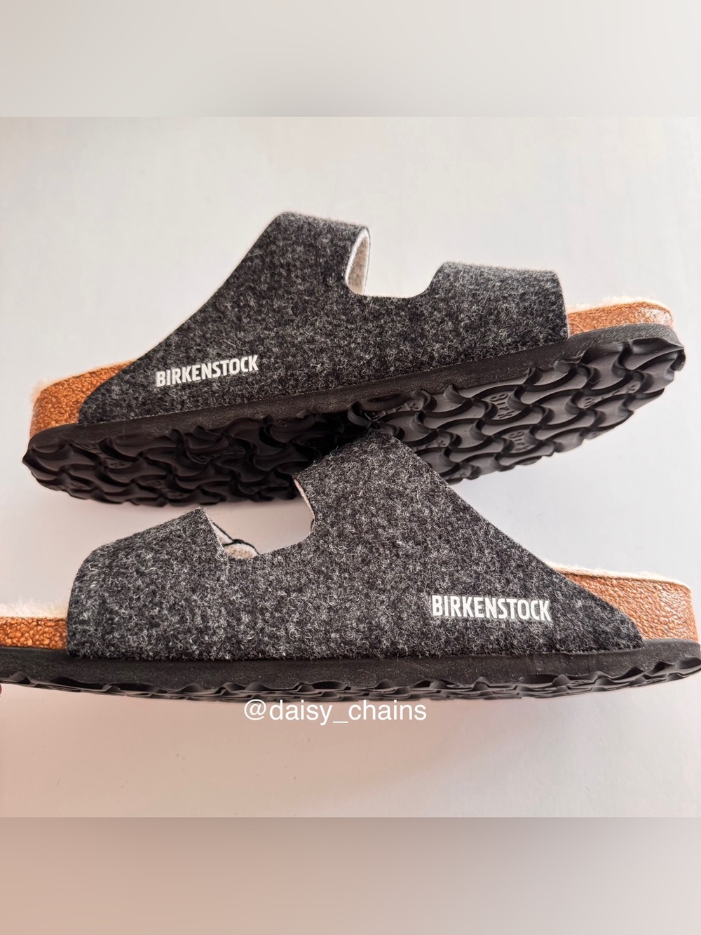 Birkenstock Arizona Happy Lamb Sandals - Picture 4 of 5